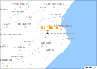 map of Killenagh