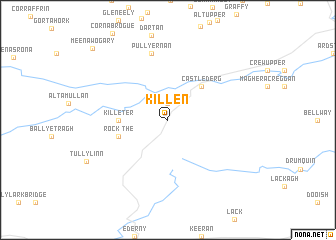 map of Killen