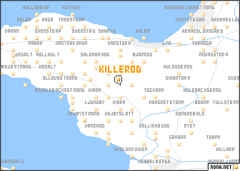 map of Killeröd