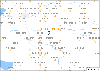 map of Killeröd