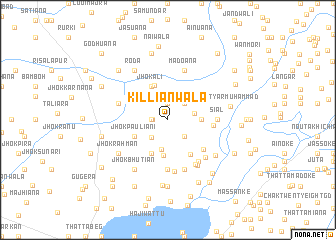 map of Killiānwāla