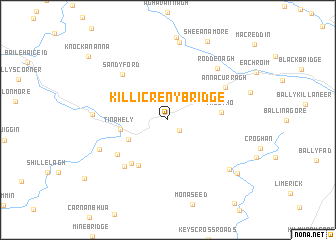 map of Killicreny Bridge