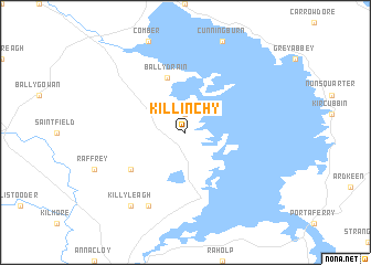 Killinchy (United Kingdom) map - nona.net