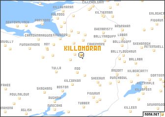 map of Killomoran