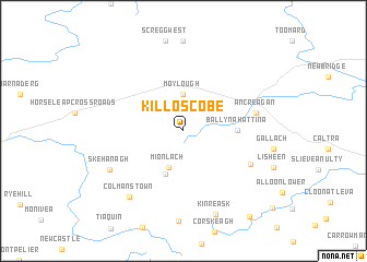 map of Killoscobe