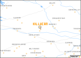 map of Killucan