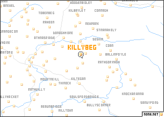 map of Killybeg