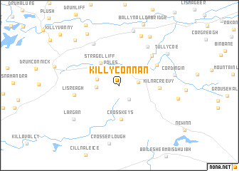 map of Killyconnan