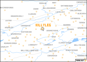 map of Killyleg