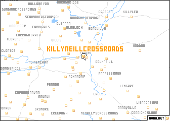 map of Killyneill Cross Roads