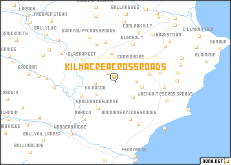 map of Kilmacrea Cross Roads