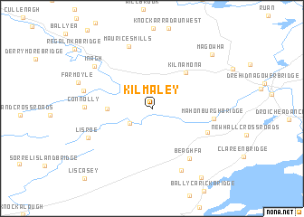 map of Kilmaley