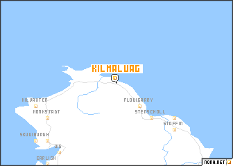 map of Kilmaluag