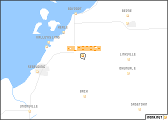 map of Kilmanagh