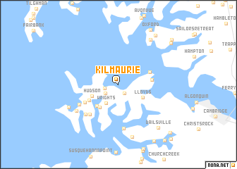 map of Kilmaurie