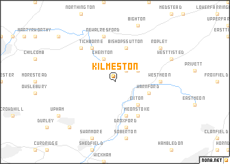 map of Kilmeston