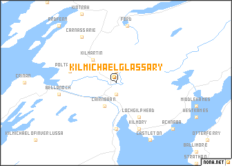 map of Kilmichael Glassary