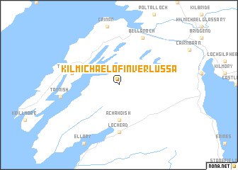 map of Kilmichael of Inverlussa