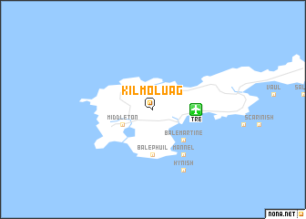 map of Kilmoluag