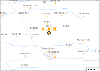 map of Kilmore