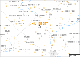 map of Kilmorony