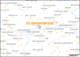 map of Kilnahown Bridge