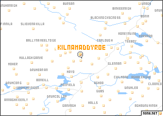 map of Kilnamaddyroe