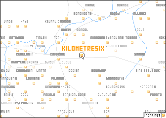 map of Kilométre Six