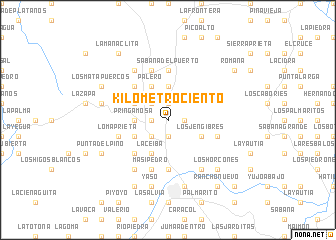map of Kilómetro Ciento