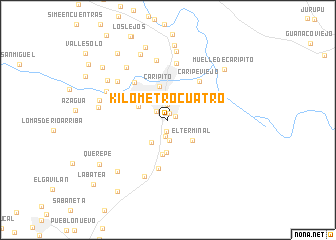 map of Kilómetro Cuatro