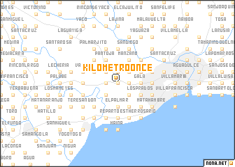 map of Kilómetro Once