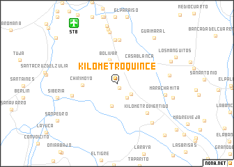 map of Kilómetro Quince