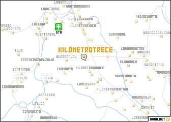 map of Kilómetro Trece