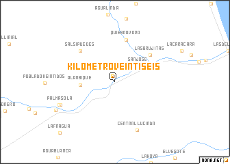 map of Kilómetro Veintiseis