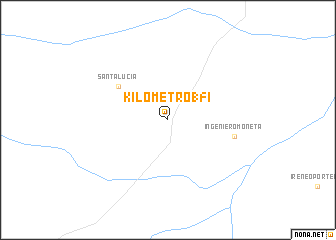 map of Kilómetro 158