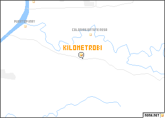 map of Kilómetro 18