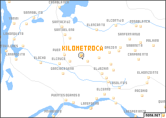 map of Kilómetro 20