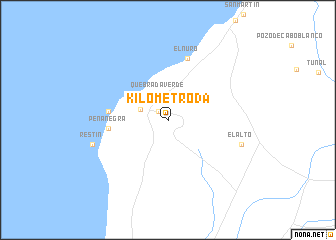 map of Kilometro 30