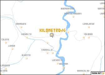 map of Kilómetro 96