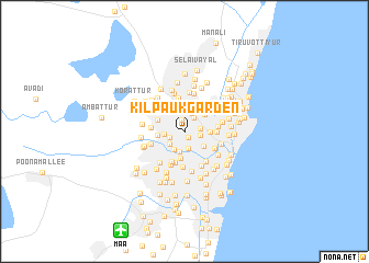 map of Kilpauk Garden