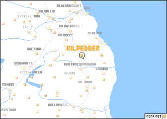 map of Kilpedder