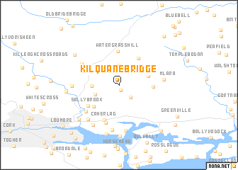 map of Kilquane Bridge