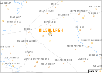 map of Kilsallagh