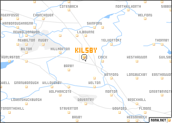 map of Kilsby