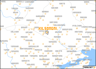 map of Kilsŏng-ni