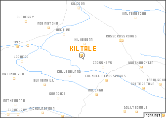 map of Kiltale