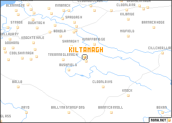 map of Kiltamagh