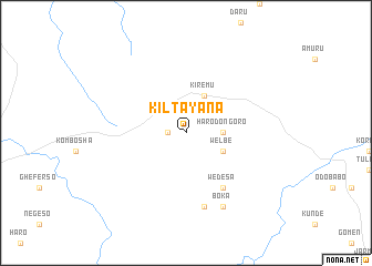 map of Kʼiltʼayana
