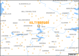 map of Kiltybardan