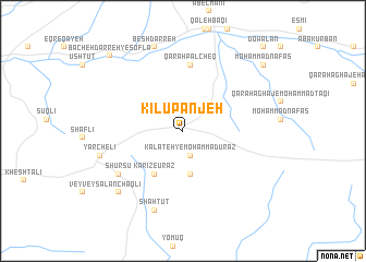 map of Kīlū Panjeh